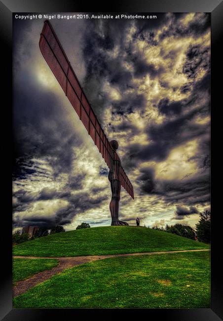  Angel of the North Framed Print by Nigel Bangert