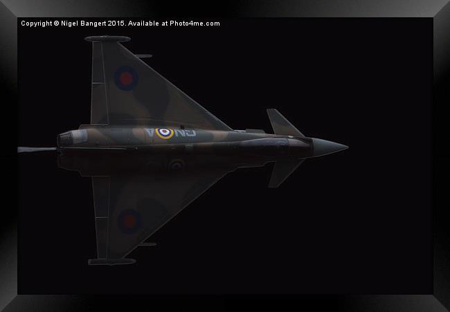  Eurofighter Typhoon Framed Print by Nigel Bangert