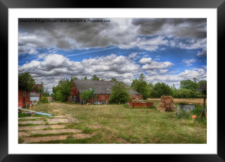  Rats Castle Farmyard  Framed Mounted Print by Nigel Bangert