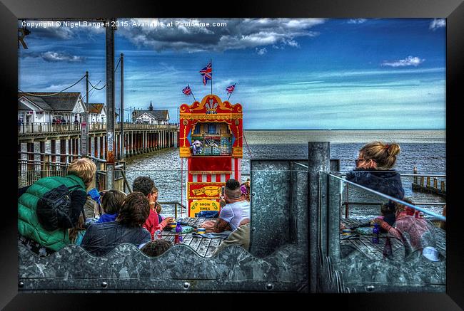  Punch and Judy Framed Print by Nigel Bangert