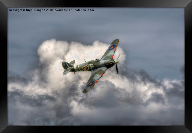  Hawker Hurricane Mk IIB BE505 Framed Print by Nigel Bangert