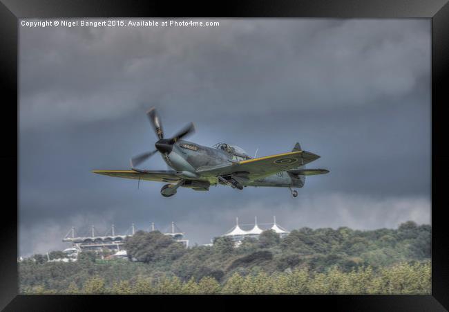  Supermarine Spitfire Mk LF XVIe TE311 Framed Print by Nigel Bangert