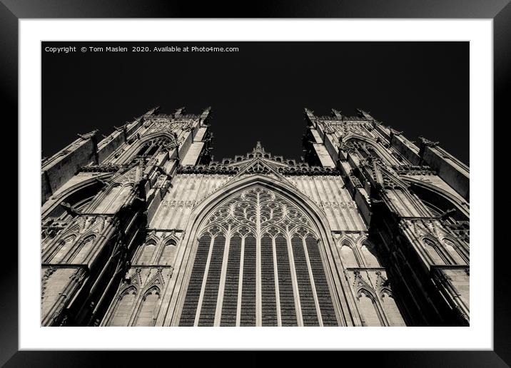 York Minster Framed Mounted Print by Tom Maslen