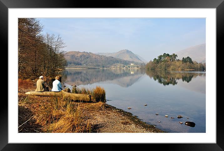 Great Views At Grasmere Framed Mounted Print by Donna Connolly