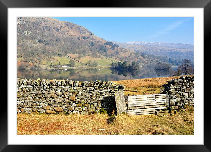 Rydalwater, Cumbria Framed Mounted Print by Donna Connolly