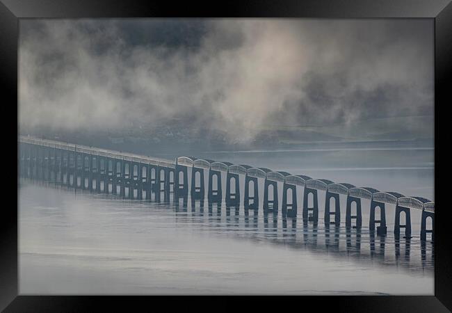 Haar on the Tay Framed Print by Ben Hirst