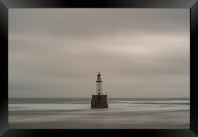 Rattray Head lighthouse Framed Print by Ben Hirst