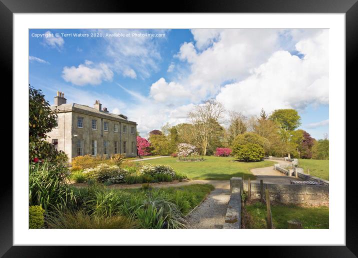 Enys House in Spring Framed Mounted Print by Terri Waters