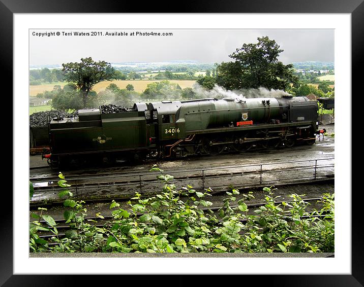 Steam Train Bodmin at Ropley Framed Mounted Print by Terri Waters