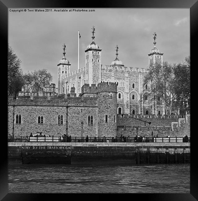 The Tower of London England Framed Print by Terri Waters