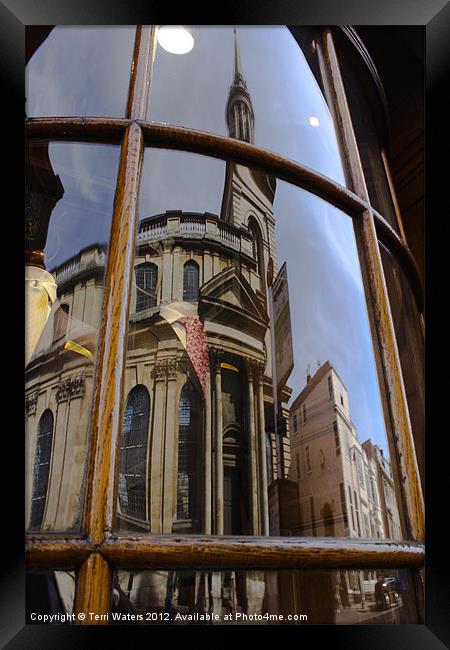 Reflections of Oxford Framed Print by Terri Waters