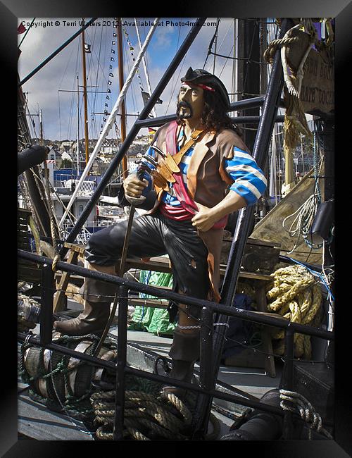 The Pirate of Penzance Framed Print by Terri Waters
