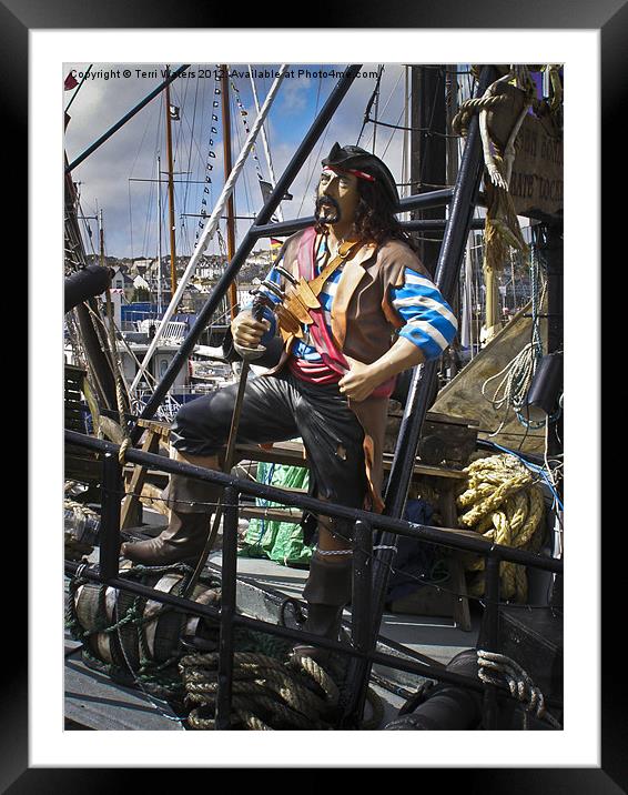 The Pirate of Penzance Framed Mounted Print by Terri Waters