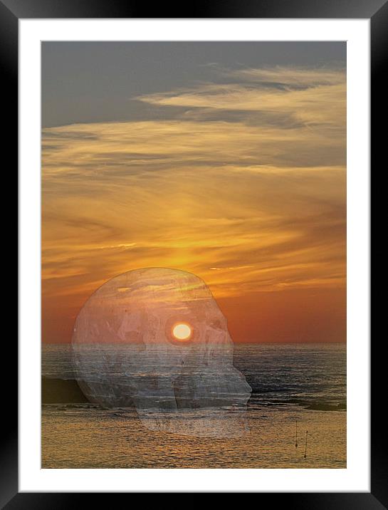 Death of a Day Framed Mounted Print by Terri Waters