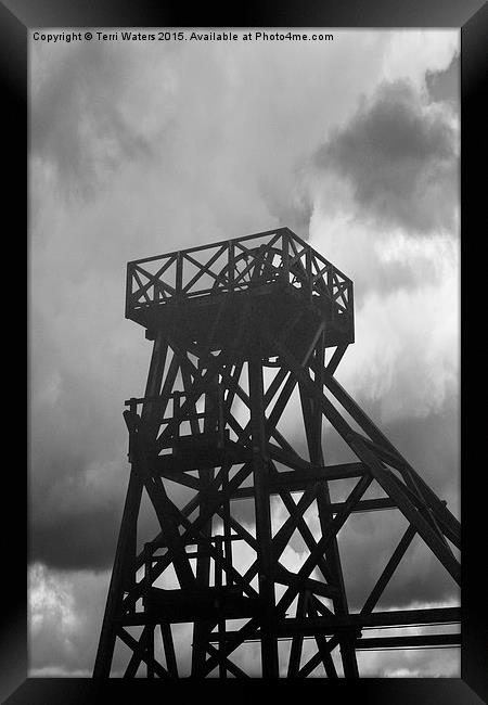 The Winding Tower Geevor Tin Mine  Framed Print by Terri Waters
