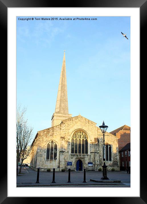 St Michael's Church Southampton  Framed Mounted Print by Terri Waters