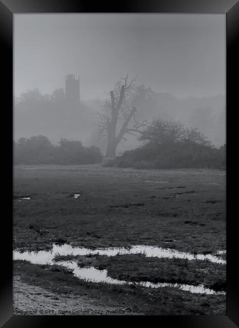 Freston Folly Mystique  Framed Print by DEE- Diana Cosford