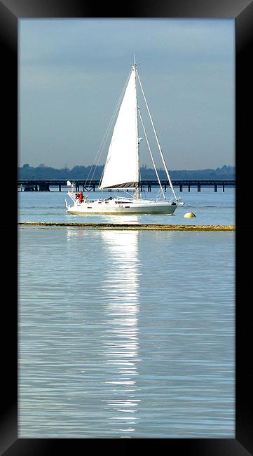 Lazy Sunday Framed Print by karen grist