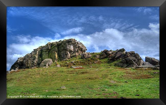 Almscliff Crag #1. Framed Print by Colin Metcalf