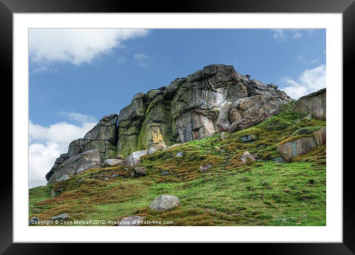 Almscliff Crag #3 Framed Mounted Print by Colin Metcalf