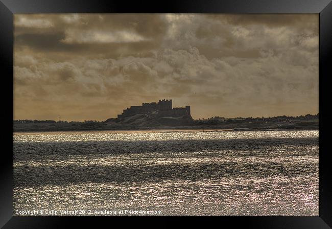 Bamburgh View Framed Print by Colin Metcalf