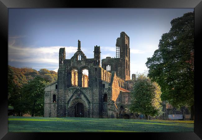 Kirkstall Abbey Framed Print by Colin Metcalf