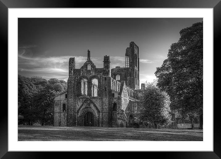 Kirkstall Abbey Framed Mounted Print by Colin Metcalf
