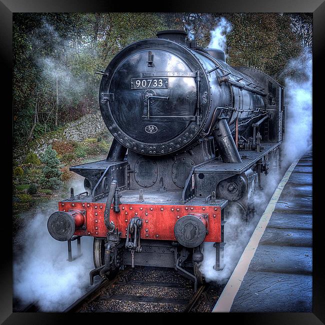 Under Steam Again. Framed Print by Colin Metcalf