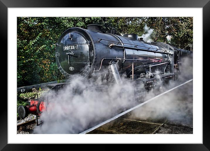 Austerity Class Engine Framed Mounted Print by Colin Metcalf