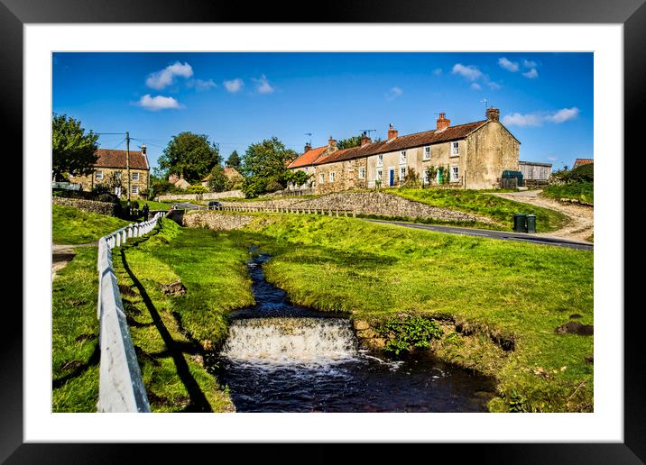 Hutton le Hole Framed Mounted Print by Colin Metcalf