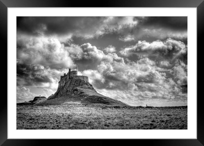 Lindisfarne Castle Framed Mounted Print by Colin Metcalf