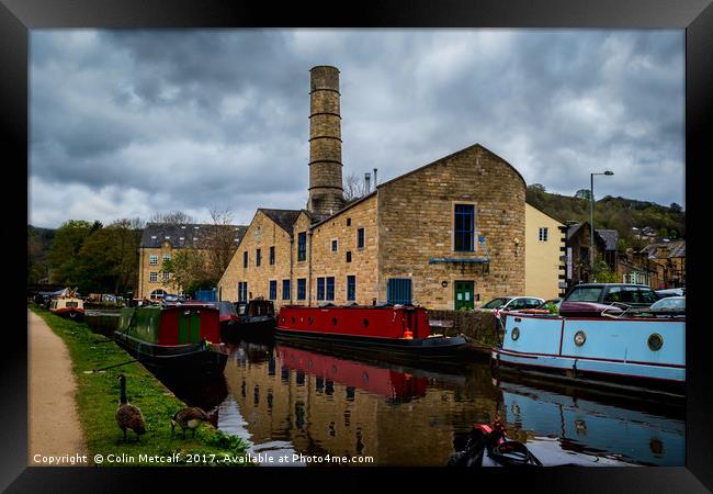 Crossley Mill Framed Print by Colin Metcalf