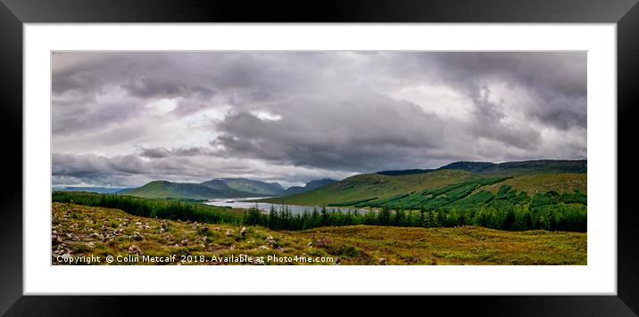 Tranquil Moments at Loch Loyne, Skye Framed Mounted Print by Colin Metcalf