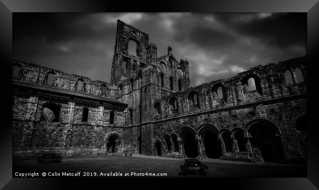 Dramatic Abbey Framed Print by Colin Metcalf