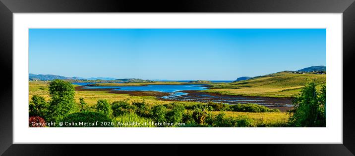 Pool Roag Panorama Framed Mounted Print by Colin Metcalf