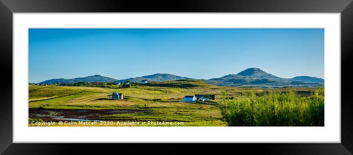 Beinn Panorama Framed Mounted Print by Colin Metcalf