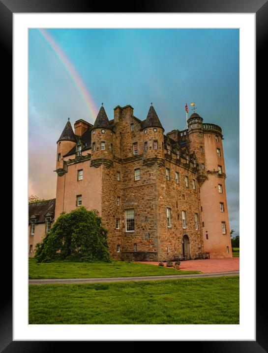 Castle Fraser Framed Mounted Print by Colin Metcalf