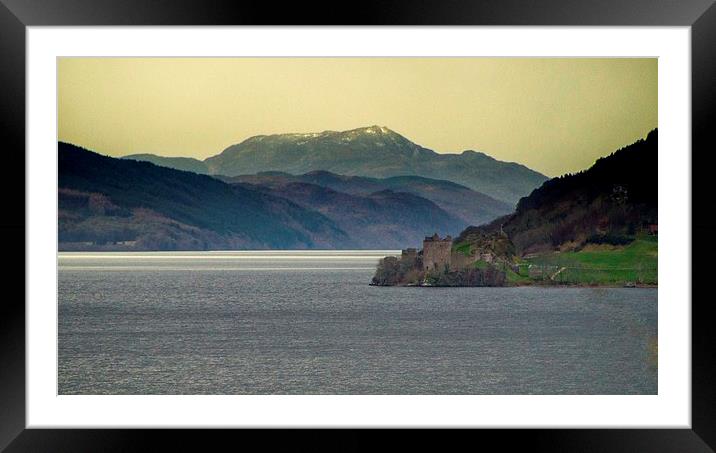 Loch Ness Framed Mounted Print by Geo Harris