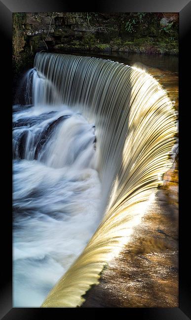 Caldermill Falls,Lochwinnoch Framed Print by Geo Harris