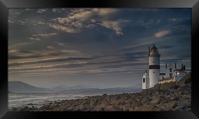 The Cloch Lighthouse Framed Print by Geo Harris