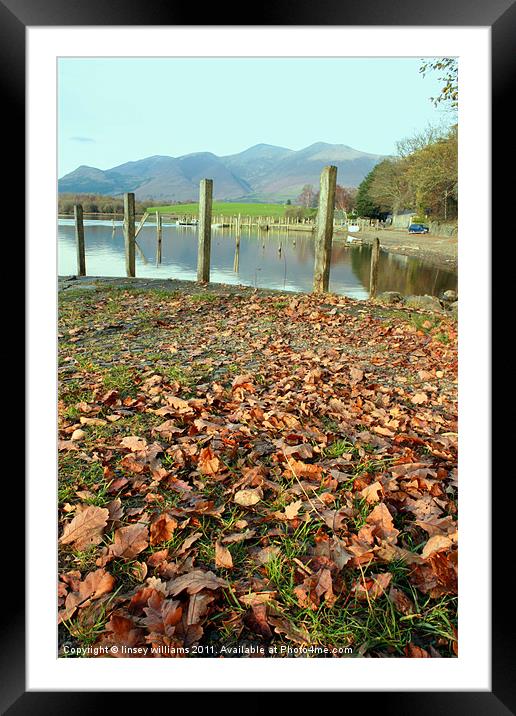 Skiddaw Framed Mounted Print by Linsey Williams