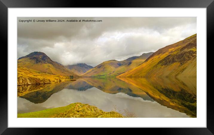 Wastwater  Framed Mounted Print by Linsey Williams