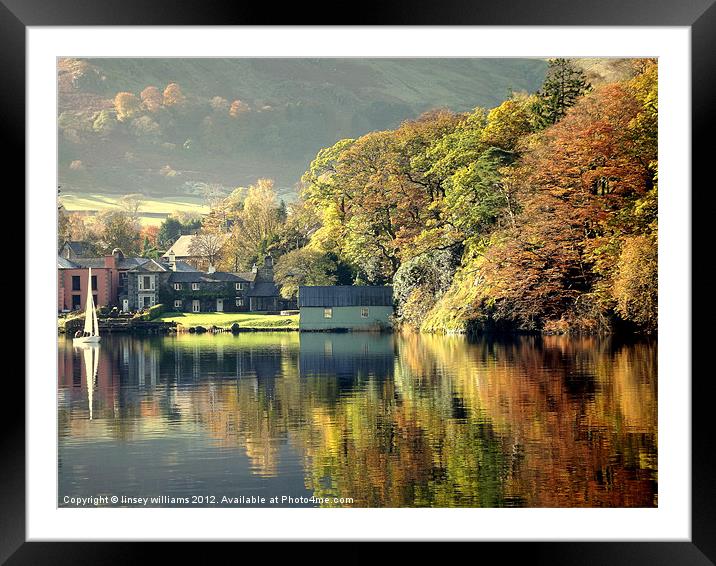 Ullswater Framed Mounted Print by Linsey Williams