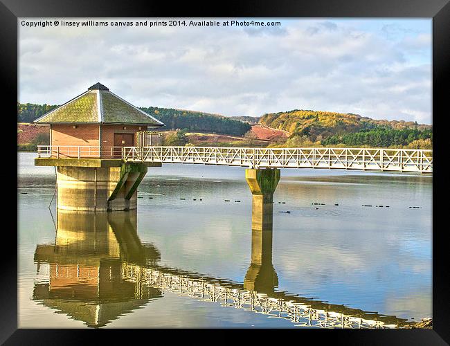  Cropston Reservoir, Leicestershire Framed Print by Linsey Williams