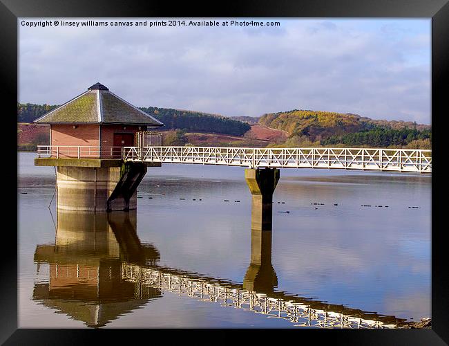 Cropston Reservoir, Leicestershire 2 Framed Print by Linsey Williams