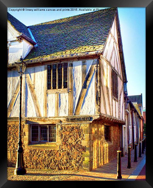  The Guildhall Leicester Framed Print by Linsey Williams