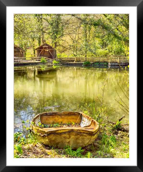 All aboard The Jollyboat Framed Mounted Print by Linsey Williams