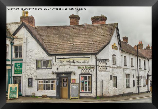 The Shakespeare Bridgnorth Framed Print by Linsey Williams