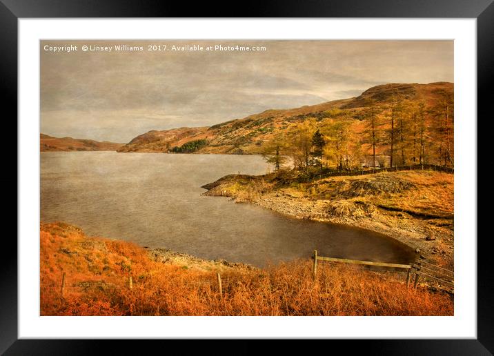 Haweswater 1 Framed Mounted Print by Linsey Williams