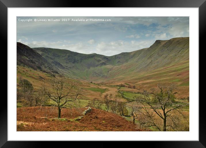 Riggendale, Cumbria Framed Mounted Print by Linsey Williams